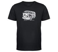 Elkline Gassenhauer Camiseta de Hombre Bulli-Print Auto Autobús T3 Bio-Algodón
