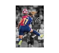 ELKPDOE Alexia Putellas - Póster de 3 lienzos de fútbol para decoración de pared, pinturas para sala de estar, dormitorio, sin marco: 30 x 45 cm