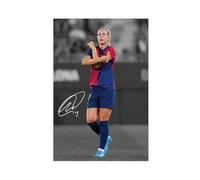 ELKPDOE Alexia Putellas - Póster de 5 balones de fútbol en lienzo, decoración de dormitorio, paisaje, oficina, habitación, regalo, sin marco: 50 x 75 cm