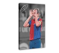 ELKPDOE Póster de 4 pósteres de fútbol de Alexia Putellas para decoración de pared, pinturas para sala de estar, dormitorio, marco de decoración: 60 x 90 cm