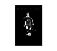 ELKPDOE Póster de jugador de fútbol de Frenkie De Jong, lienzo para decoración de dormitorio, oficina, habitación, regalo, sin marco: 30 x 45 cm