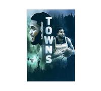 ELKPDOE Póster de Karl-Anthony Towns en lienzo de baloncesto, decoración de dormitorio, paisaje, oficina, habitación, regalo, sin marco: 40 x 60 cm