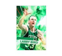 ELKPDOE Póster de Larry Bird, lienzo de baloncesto para decoración de pared, pinturas para sala de estar, dormitorio, decoración sin marco: 50 x 75 cm