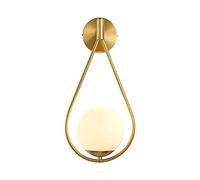 Elksdut Aplique de Pared de Mediados de Siglo Lámpara de Pared de Globo Moderno Diseño de Gota Apliques montados en la Pared Decoración Interior Luz de Pared para dormitorios Cabeceras Baño Sala de