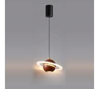 Elksdut Lámpara colgante LED moderna de 7,9 pulgadas, lámpara de techo colgante Planet