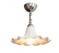 Elksdut Lámpara de techo floral pastoral de 30 cm, lámpara colgante artística de 1 luz