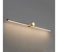 Elksdut Lámpara de tocador de baño LED con luz Frontal de Espejo, Aplique de Pared de Cobre, Accesorio de iluminación de Montaje en Pared de tocador, Aplique de Pared de baño Moderno para baño, baño,