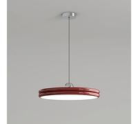 Elksdut Luz Colgante LED Lámpara Colgante Redonda de 11.81 Pulgadas para Luces de Isla de Cocina, luz Colgante de Metal de 24 W Mesa de Comedor Simple Comedor Sala de Estar Café Bar Luces Colgantes