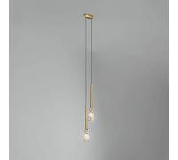 Elksdut Luz Colgante Moderna para Mini iluminación Colgante sobre la Isla de la Cocina, Accesorios de Luces Colgantes de Techo LED con Pantalla de Vidrio Ondulado de Agua para la Barra de la Sala de