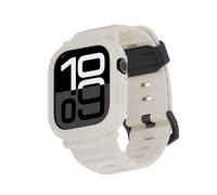 elkson Funda para Apple Watch Series 10 de 46 mm para hombre, resistente correa táctica Quattro Pro 2.0 Series para iWatch, cubierta protectora duradera de grado militar, a prueba de golpes, luz de