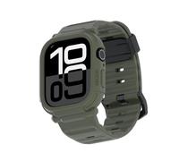 elkson Funda para Apple Watch Series 10 de 46 mm para hombre, resistente y resistente, correa táctica Quattro Pro 2.0 Series para iWatch, cubierta protectora duradera de grado militar, a prueba de