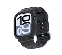 elkson Funda protectora hecha para Apple Watch 10 de 46 mm, protector de pantalla de vidrio templado, Quattro Pro 2.0 Series resistente para iWatch, cubierta protectora duradera de grado militar, a