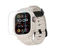 elkson Funda protectora hecha para Apple Watch Ultra 3, 2, 1, de 49 mm, protector de pantalla de vidrio templado, Quattro Pro 2.0 Series resistente para iWatch, cubierta protectora duradera de grado