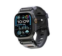 elkson Fusion - Correa para Apple Watch Ultra 2 1 de 49 mm, serie 10, 46 mm, 9, 45 mm, SE2 de 44 mm, correa de silicona de acero inoxidable duradera, resistente al sudor, transpirable, ajuste seguro