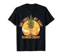 Ella ama a mi Pareja Alta de Giant Redwood Energy Naturecore Camiseta