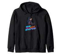 Ella construye el diseño Empire Cyber Street Power Sudadera con Capucha