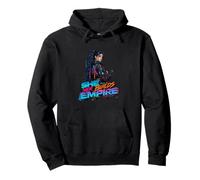 Ella construye el diseño Empire Cyber Street Power Sudadera con Capucha