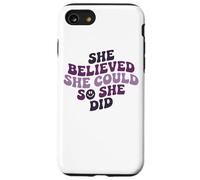 Ella creía que podía, así que lo hizo motivacional Carcasa para iPhone SE (2020) / 7 / 8
