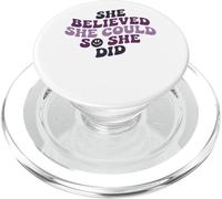 Ella creía que podía, así que lo hizo motivacional PopSockets PopGrip para MagSafe