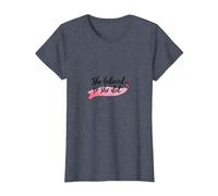 Ella creía Que sí, inspiraba el empoderamiento de Las Mujeres Camiseta, Mujer, Azul Jaspeado, S