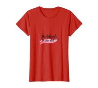 Ella creía Que sí, inspiraba el empoderamiento de Las Mujeres Camiseta, Mujer, Rojo, L