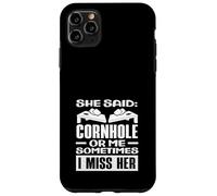 Ella Dijo Cornhole o yo, extraño a su Jugador de Cornhole Carcasa para iPhone 11 Pro MAX