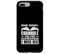 Ella Dijo Cornhole o yo, extraño a su Jugador de Cornhole Carcasa para iPhone 7 Plus/8 Plus