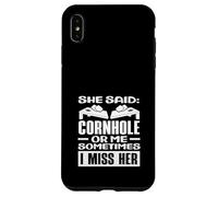 Ella Dijo Cornhole o yo, extraño a su Jugador de Cornhole Carcasa para iPhone XS MAX