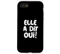 Ella Dijo Que sí en el Compromiso de prometido francés Elle a dit Oui Carcasa para iPhone SE (2020) / 7/8