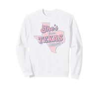 Ella es de Texas I Can Tell Pink Sudadera