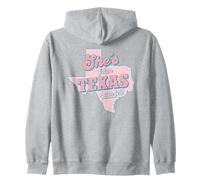 Ella es de Texas I Can Tell Pink Sudadera con Capucha