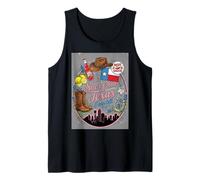Ella es de Texas I Can Tell Texas Pride Fun Design Camiseta sin Mangas
