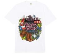 Ella es de Texas I Can Tell Texas Pride Fun Design Comfort Colors Adult Heavyweight T-Shirt