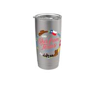 Ella es de Texas I can Tell Texas Pride Fun Design Vaso térmico de acero inoxidable de doble pared
