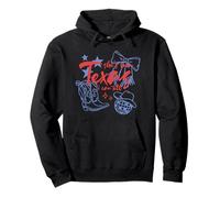 Ella es de Texas I Can Tell Western Cowgirl Retro Vintage Sudadera con Capucha