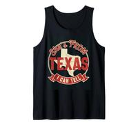 Ella es de Texas, Puedo Decir Orgullo de Texas para Las Mujeres Vaquera Camiseta sin Mangas