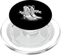 Ella es de Texas, Puedo Decir Orgullo de Texas para Las Mujeres Vaquera PopSockets PopGrip para MagSafe