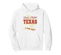 Ella es de Texas, Puedo Decir Orgullo de Texas para Las Mujeres Vaquera Sudadera con Capucha