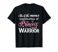 Ella es la combinación perfecta de princesa y guerrero Camiseta