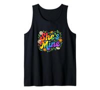 Ella es la mía Lesbianas Relación Orgullo Camiseta sin Mangas