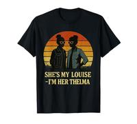 Ella es mi Louise Soy su Thelma Sunset Mujeres Mejores Amigas Camiseta
