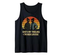 Ella es mi Thelma Soy su Louise Sunset Mujeres Mejores Amigas Camiseta sin Mangas