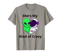 Ella es mi Tipo de Pareja Loca Diseño Nerd Love Camiseta
