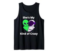Ella es mi Tipo de Pareja Loca Diseño Nerd Love Camiseta sin Mangas