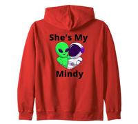 Ella es mi Tipo de Pareja Loca Diseño Nerd Love Sudadera con Capucha