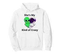 Ella es mi Tipo de Pareja Loca Diseño Nerd Love Sudadera con Capucha