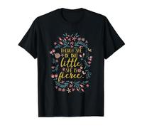 Ella es Shakespeare Feroz Aunque Ella Sea Poco Camiseta gráfica económica, Hombre, Negro, L