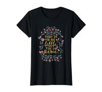 Ella es Shakespeare Feroz Aunque Ella Sea Poco Camiseta gráfica económica, Mujer, Negro, S