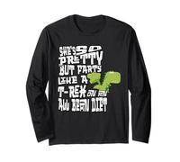 Ella es Tan Bonita Pero se Tira Pedos como un T-Rex en una Dieta de Frijoles Manga Larga