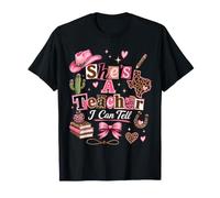Ella es una Maestra Que Puedo decirle a los Maestros de Campo Vaquera Occidental Camiseta